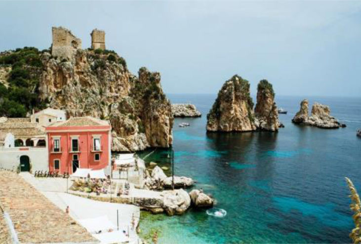 Il borgo e il paradiso Scopello, Riserva dello Zingaro